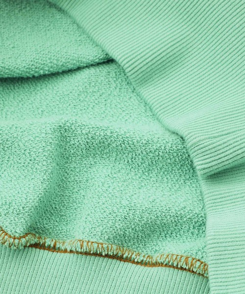 X-girl(エックスガール)の「DETACHABLE BUTTON SWEAT DRESS(ワンピース・レディース・ライトグリーン/チャコール/ホワイト・M/S)」の16枚目の写真