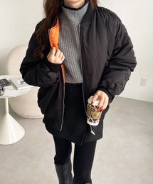 GeeRA | ボリュームＭＡ－１デザインブルゾン(ブルゾン)