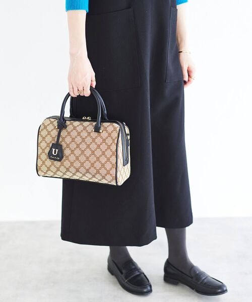 le.coeur blanc（ルクールブラン）の「ジャガードボストン別注バッグ（ボストンバッグ・レディース・ブラウン系その他3/ブラック系その他・FREE）」の10枚目の写真