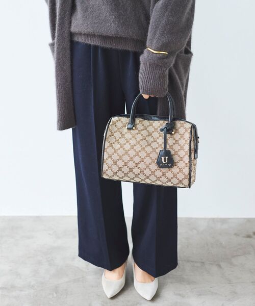 le.coeur blanc（ルクールブラン）の「ジャガードボストン別注バッグ（ボストンバッグ・レディース・ブラウン系その他3/ブラック系その他・FREE）」の13枚目の写真