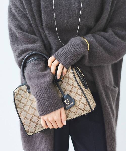 le.coeur blanc（ルクールブラン）の「ジャガードボストン別注バッグ（ボストンバッグ・レディース・ブラウン系その他3/ブラック系その他・FREE）」の15枚目の写真