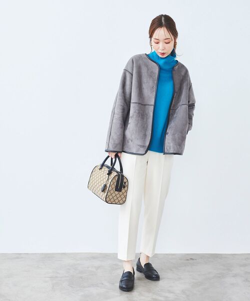 le.coeur blanc（ルクールブラン）の「ジャガードボストン別注バッグ（ボストンバッグ・レディース・ブラウン系その他3/ブラック系その他・FREE）」の18枚目の写真