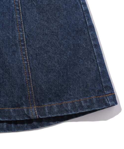 SHOO・LA・RUE（シューラルー）の「【110-140cm】インパン付き台形デニムスカート（デニムスカート・キッズ・ブラック系5/ネイビー系5・11/12/13/14）」の7枚目の写真