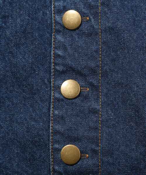 SHOO・LA・RUE（シューラルー）の「【110-140cm】インパン付き台形デニムスカート（デニムスカート・キッズ・ブラック系5/ネイビー系5・11/12/13/14）」の9枚目の写真