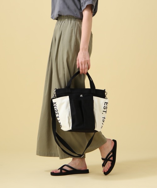 AVIREX（アヴィレックス）の「《直営店限定》GARDENING TOTE BAG/ ガーデニングトートバッグ（トートバッグ・レディース・アイボリー/ブラック/カーキブラウン・FREE）」の9枚目の写真