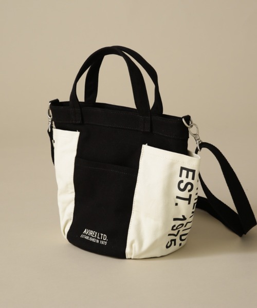 AVIREX（アヴィレックス）の「《直営店限定》GARDENING TOTE BAG/ ガーデニングトートバッグ（トートバッグ・レディース・アイボリー/ブラック/カーキブラウン・FREE）」の11枚目の写真