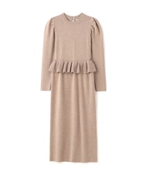 FREE'S MART | ◆畦フリルニットワンピース(ワンピース)