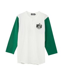 HYSTERIC GLAMOUR | HG CIRCLE LIGHTNING ヘンリー七分袖Tシャツ(Tシャツ/カットソー)
