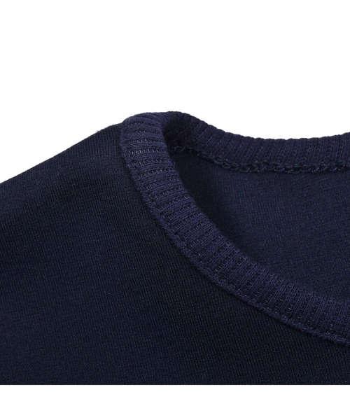 BeBe（ベベ）の「BeBe/ポンチ ギンガム チェック リボン Tシャツ (100~150cm)（Tシャツ/カットソー・キッズ・ネイビー・110/120/140/130/150/100）」の5枚目の写真