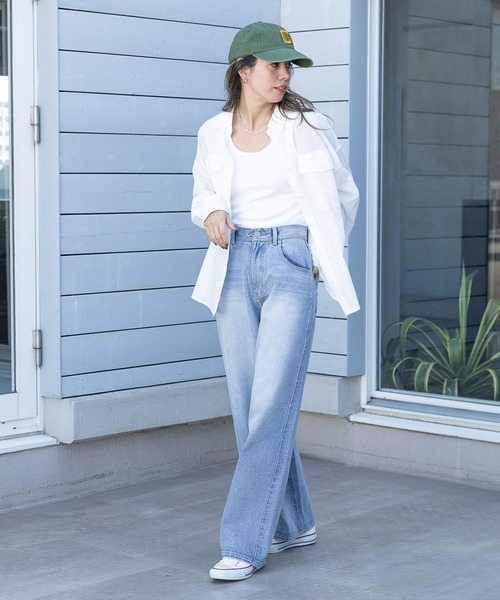 Champion(チャンピオン)の「【Champion(チャンピオン)】ビッグCロゴキャップ(キャップ・レディース・グリーン/モカ/アイボリー・FREE)」の14枚目の写真