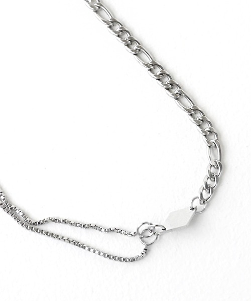 minsobi（ミンソビ）の「スネークモチーフネックレス（ネックレス・メンズ・シルバー・FREE）」の4枚目の写真