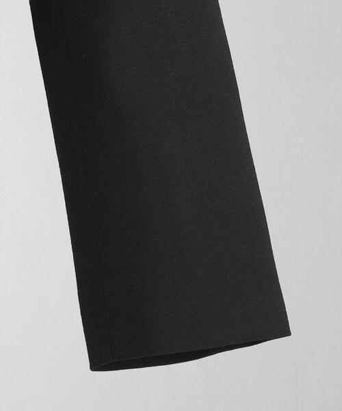 LOEFF（ロエフ）の「＜LOEFF＞ギャバ クロップド ピークドラペルジャケット（テーラードジャケット・レディース・ブラック・1/0）」の5枚目の写真