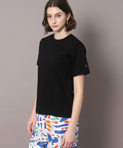 DRESSTERIOR(ドレステリア)の「◆【接触冷感】アイスクリアコットンTシャツ(Tシャツ/カットソー・レディース・ホワイト/ブラック/ブラウン系その他/レッド系1・34/36/38)」の2枚目の写真