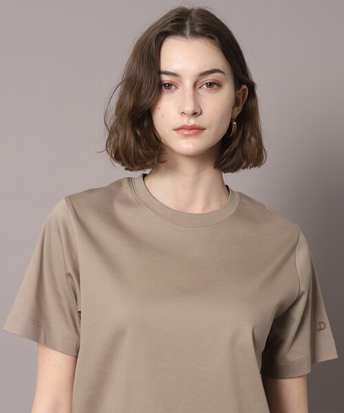 DRESSTERIOR(ドレステリア)の「◆【接触冷感】アイスクリアコットンTシャツ(Tシャツ/カットソー・レディース・ホワイト/ブラック/ブラウン系その他/レッド系1・34/36/38)」の8枚目の写真