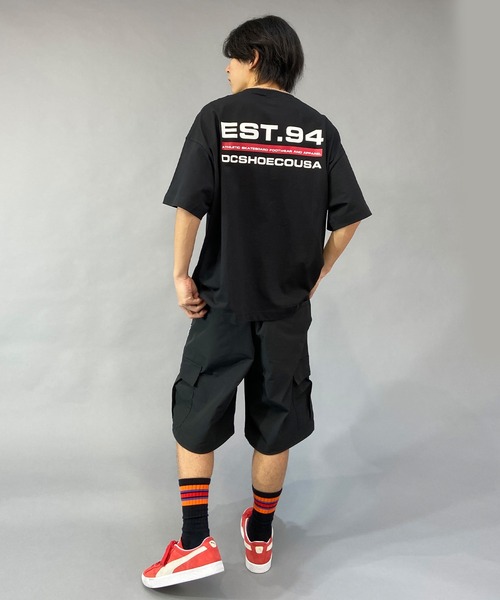 DC（ディーシー）の「DC/ディーシー ビックシルエット/ドロップショルダーバックプリントTシャツ/半袖Tシャツ DST231044（Tシャツ/カットソー・メンズ・ホワイト/ブラック/ブルー・2XL/M/XL/L）」の12枚目の写真