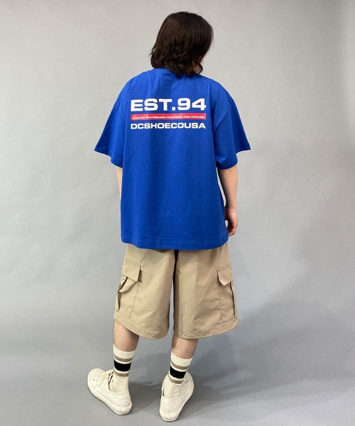 DC（ディーシー）の「DC/ディーシー ビックシルエット/ドロップショルダーバックプリントTシャツ/半袖Tシャツ DST231044（Tシャツ/カットソー・メンズ・ホワイト/ブラック/ブルー・2XL/M/XL/L）」の18枚目の写真