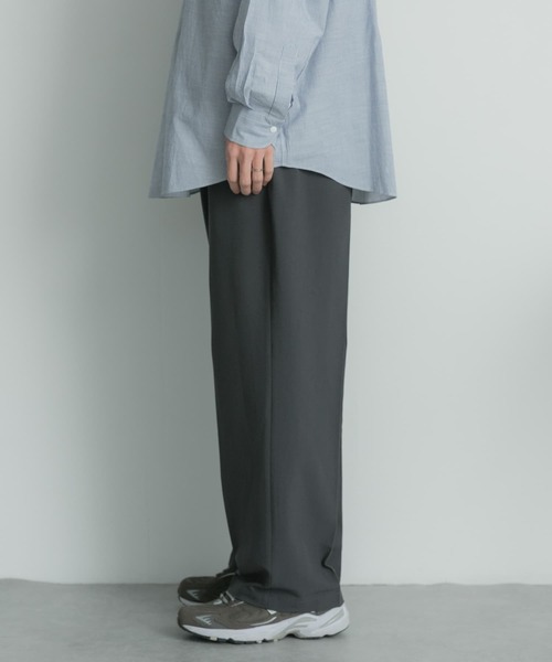 FORK&SPOON（フォークアンドスプーン）の「FORK&SPOON　2プリーツeasyトラウザー（スラックス・メンズ・ネイビー/チャコールグレー・4/5）」の15枚目の写真