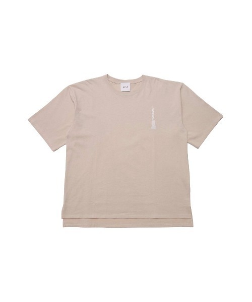 SISE(シセ)の「SISE EMB.T-SHIRTS(Tシャツ/カットソー・メンズ・カーキ/ベージュ/ホワイト/ブラック・LARGE/MEDIUM)」の4枚目の写真