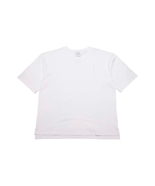 SISE(シセ)の「SISE EMB.T-SHIRTS(Tシャツ/カットソー・メンズ・カーキ/ベージュ/ホワイト/ブラック・LARGE/MEDIUM)」の2枚目の写真