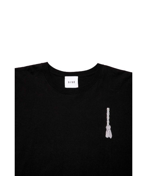 SISE(シセ)の「SISE EMB.T-SHIRTS(Tシャツ/カットソー・メンズ・カーキ/ベージュ/ホワイト/ブラック・LARGE/MEDIUM)」の9枚目の写真