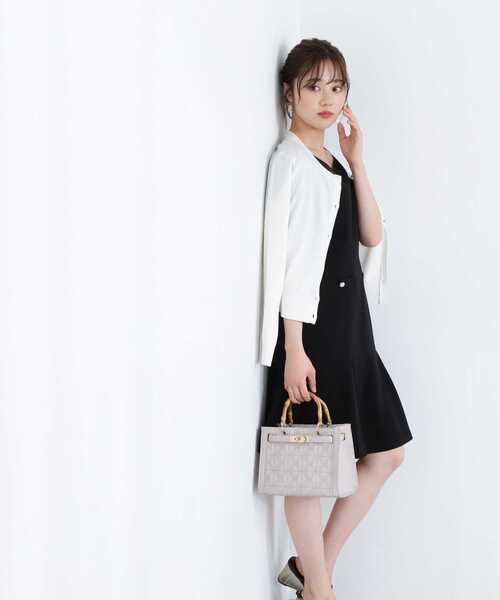 PROPORTION BODY DRESSING（プロポーションボディドレッシング）の「マーメイドハートカットワンピース / 1213140500（ワンピース・レディース・ホワイト系その他/ブラック・SMALL/MEDIUM）」の9枚目の写真