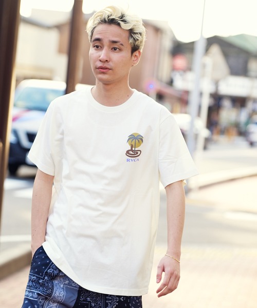 RVCA(ルーカ)の「WEB限定 RVCA COBRA MIRAGE SS/ルーカ 半袖Tシャツ(Tシャツ/カットソー・メンズ・ホワイト/ブラック・L/M)」の3枚目の写真