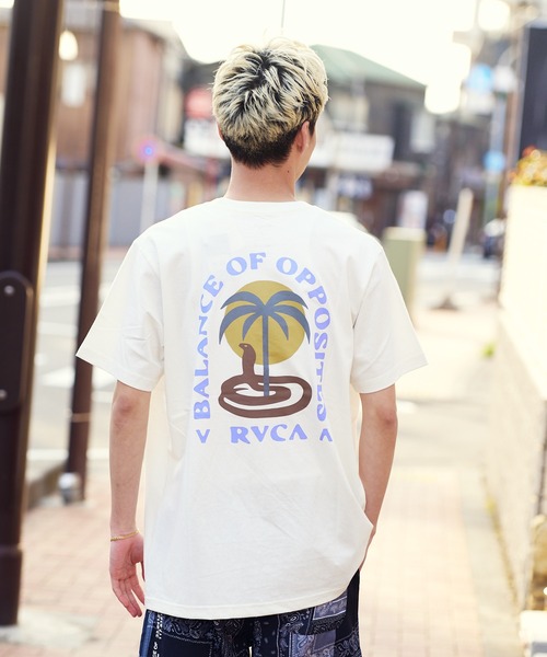 RVCA(ルーカ)の「WEB限定 RVCA COBRA MIRAGE SS/ルーカ 半袖Tシャツ(Tシャツ/カットソー・メンズ・ホワイト/ブラック・L/M)」の6枚目の写真