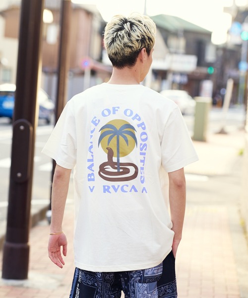 RVCA(ルーカ)の「WEB限定 RVCA COBRA MIRAGE SS/ルーカ 半袖Tシャツ(Tシャツ/カットソー・メンズ・ホワイト/ブラック・L/M)」の7枚目の写真