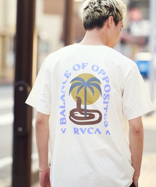 RVCA(ルーカ)の「WEB限定 RVCA COBRA MIRAGE SS/ルーカ 半袖Tシャツ(Tシャツ/カットソー・メンズ・ホワイト/ブラック・L/M)」の8枚目の写真