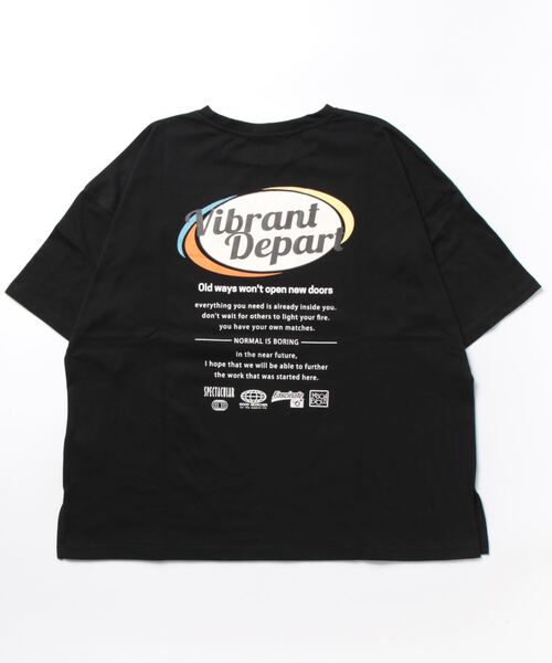 SpRay(スプレイ)の「だ円ロゴビッグTシャツ(Tシャツ/カットソー・レディース・オートミール/オレンジ/ブラック/オフホワイト/ブルー・FREE)」の17枚目の写真
