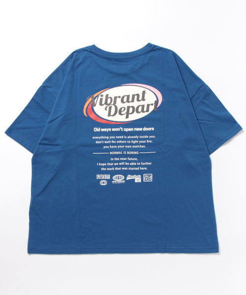 SpRay(スプレイ)の「だ円ロゴビッグTシャツ(Tシャツ/カットソー・レディース・オートミール/オレンジ/ブラック/オフホワイト/ブルー・FREE)」の18枚目の写真