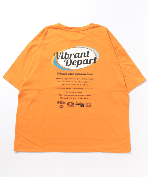 SpRay(スプレイ)の「だ円ロゴビッグTシャツ(Tシャツ/カットソー・レディース・オートミール/オレンジ/ブラック/オフホワイト/ブルー・FREE)」の19枚目の写真