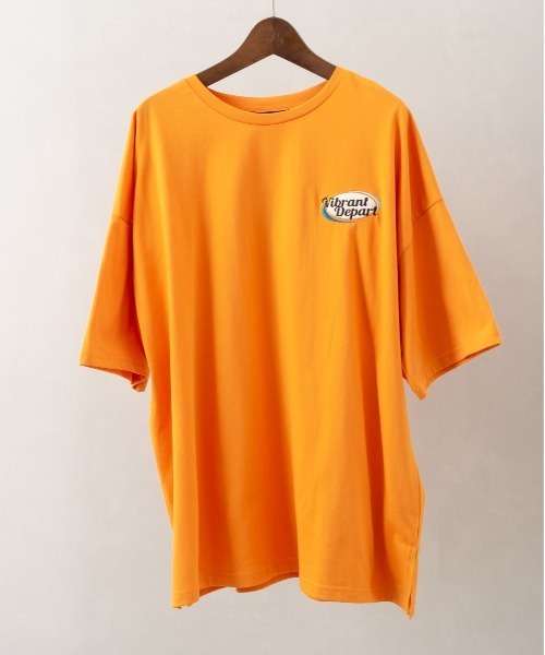SpRay(スプレイ)の「だ円ロゴビッグTシャツ(Tシャツ/カットソー・レディース・オートミール/オレンジ/ブラック/オフホワイト/ブルー・FREE)」の13枚目の写真