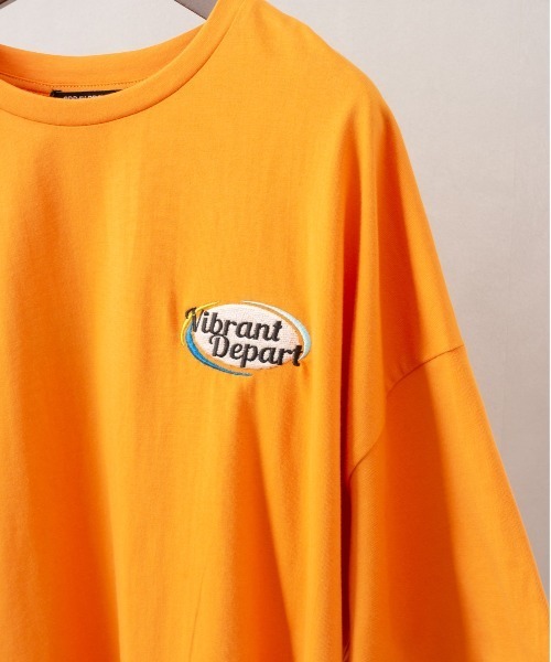 SpRay(スプレイ)の「だ円ロゴビッグTシャツ(Tシャツ/カットソー・レディース・オートミール/オレンジ/ブラック/オフホワイト/ブルー・FREE)」の14枚目の写真