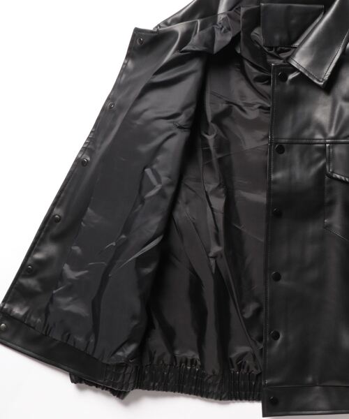 VIBGYOR(ヴィブジョー)の「【バーレスク】合成皮革ブルゾン(BQ)(ブルゾン・メンズ・ブラック・MEDIUM/LARGE/X-LARGE)」の14枚目の写真
