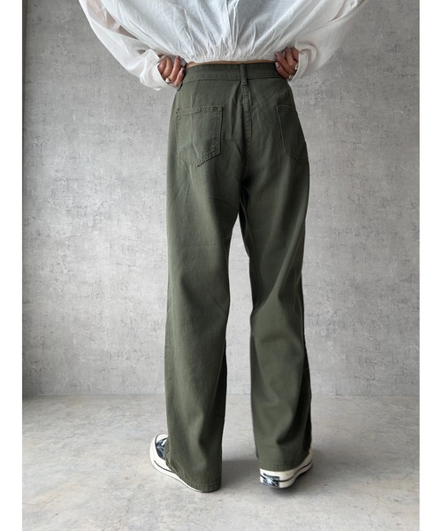 owndaily（オンデイリー）の「ミリタリーローライズパンツ（その他パンツ・レディース・カーキ・LARGE/MEDIUM）」の15枚目の写真