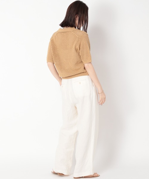 BABYLONE（バビロン）の「グリッドポロプルオーバー[OT]（ニット