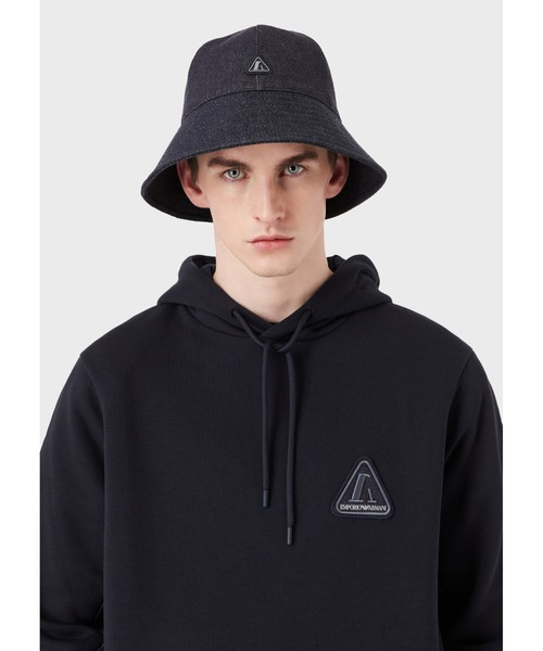 EMPORIO ARMANI（エンポリオアルマーニ）の「【エンポリオ アルマーニ】クロシュハット デニム製（ハット・メンズ・ネイビー・59cm/60cm）」の3枚目の写真