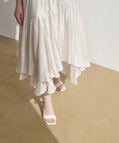 MIELI INVARIANT（ミエリインヴァリアント）の「Aurora Tiered Color SK（スカート・レディース・パープル系その他/ブラック/ライラック/ホワイト系その他/ホワイト系その他2/カーキ・FREE）」の20枚目の写真