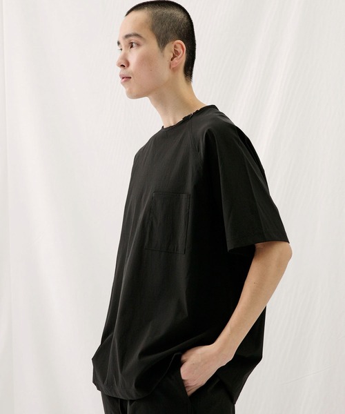 WILD THINGS（ワイルドシングス）の「『UVカット』『別注』WILDTHINGS×EKAL　エラスティックナイロンTシャツ（Tシャツ/カットソー・メンズ・ブラック/ブルーグレー/オリーブ・MEDIUM/LARGE）」の17枚目の写真