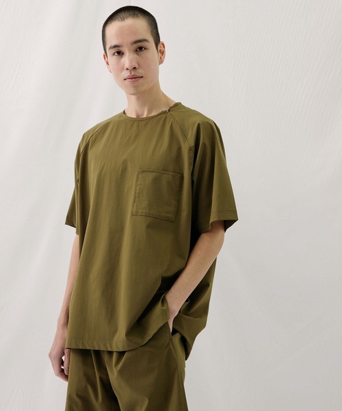 個性的で上品【HELMES】エトリエ エラスティック Tシャツ セール】『UVカット』『別注』WILDTHINGS×EKAL エラスティック