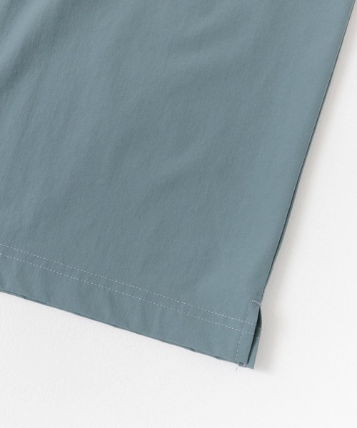 WILD THINGS（ワイルドシングス）の「『UVカット』『別注』WILDTHINGS×EKAL　エラスティックナイロンTシャツ（Tシャツ/カットソー・メンズ・ブラック/ブルーグレー/オリーブ・MEDIUM/LARGE）」の10枚目の写真