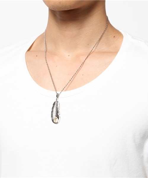 MYE-DO'（マイ・ドゥ）の「ネックレス”FEATHER&&MARIA”（ネックレス・メンズ・シルバー・FREE）」の5枚目の写真