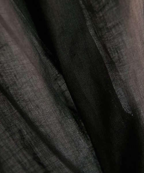 COLLAGE GALLARDAGALANTE（コラージュガリャルダガランテ）の「シアーラミー2WAYフレンチスリーブブラウス/WEB限定（シャツ/ブラウス・レディース・ピンク/サックスブルー/ブラック/ホワイト・FREE）」の16枚目の写真