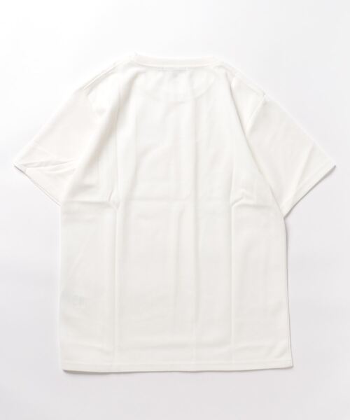 m.f.editorial（エムエフエディトリアル）の「【接触冷感 ストレッチ】m.f.エディトリアル メンズ 切替クルーネック半袖Tシャツ（Tシャツ/カットソー・メンズ・サックスブルー/ダークグリーン/ホワイト・MEDIUM/LARGE/X-LARGE）」の4枚目の写真