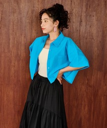 bohmal | クロップドハーフスリーブシャツ(シャツ/ブラウス)