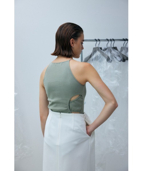 RIM.ARK（リムアーク）の「American sleeve skin tops（タンクトップ 