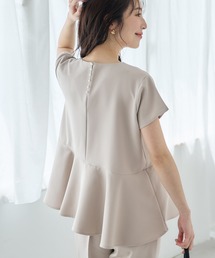 coca（coca） | セットアップ対応バックパールブラウス(シャツ/ブラウス)