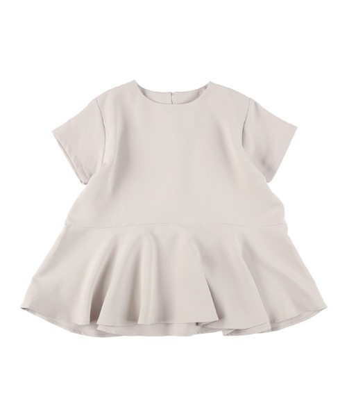 coca（coca）（コカ）の「セットアップ対応バックパールブラウス（シャツ/ブラウス・レディース・ライトベージュ/ブラック・M/L）」の8枚目の写真