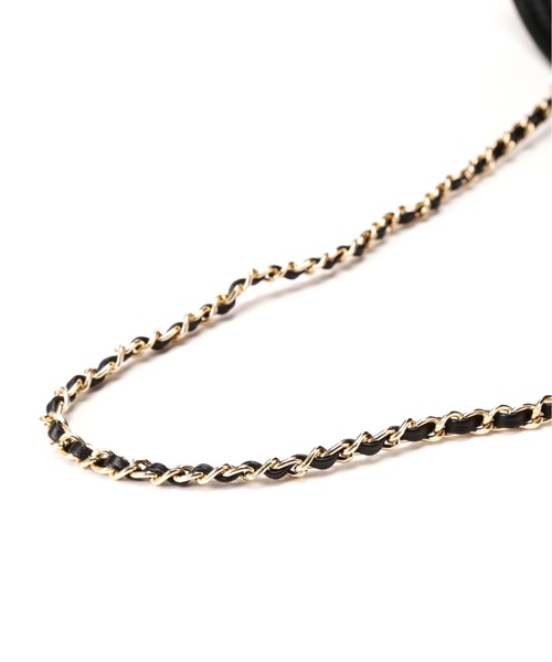 FREE'S MART(フリーズマート)の「チェーン付きPUバケットハット(ハット・レディース・ブラック・フリ-)」の7枚目の写真